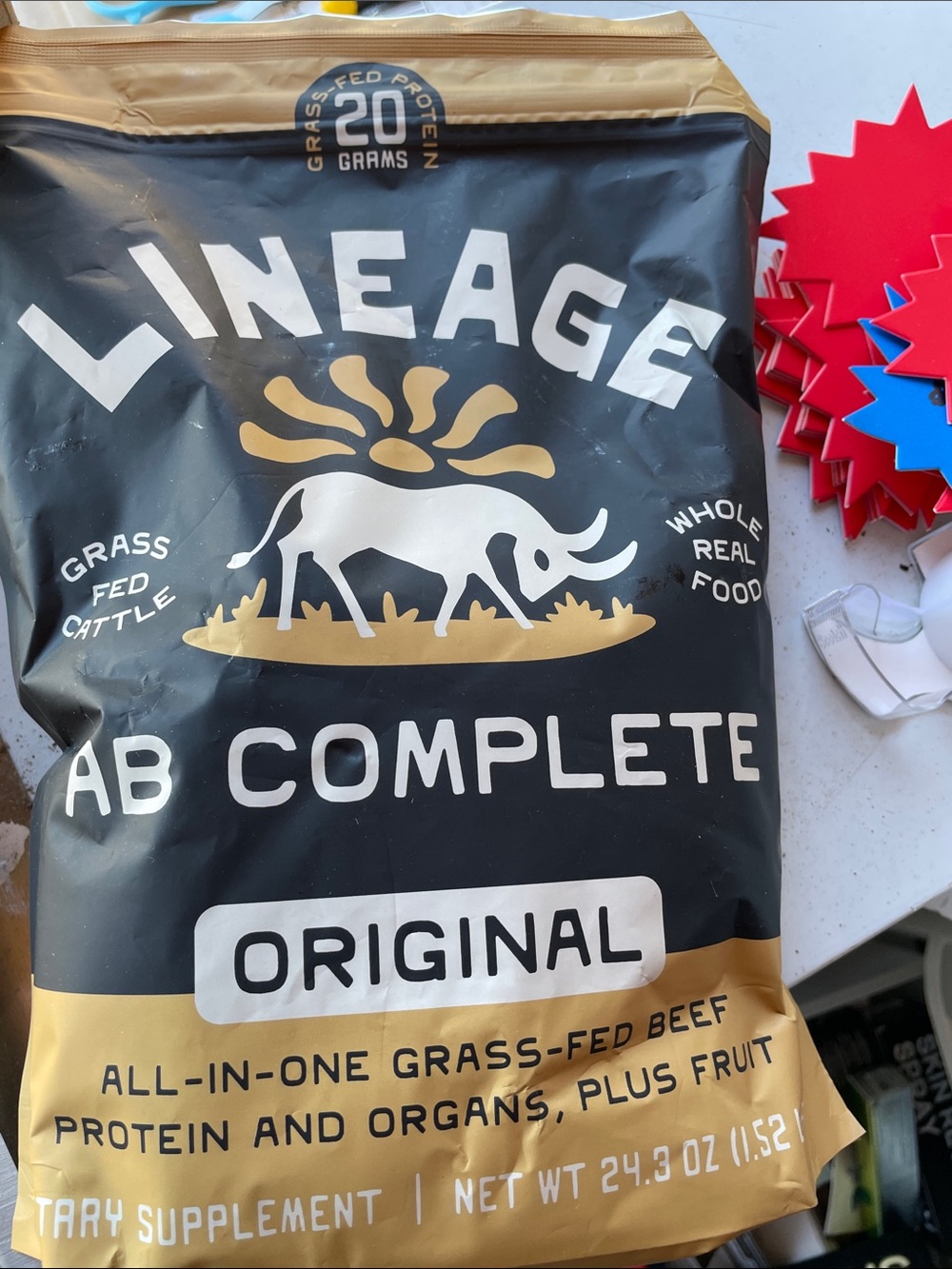 AB Complete Original Grass-Fed Beef provisions